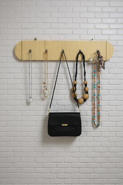 BİDOLAP MODERN DUVAR ASKISI - TAKI ASKISI - ÇANTA ASKISI