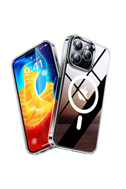 TORRAS Carcasă Diamond MagSafe Series pentru iPhone 15 Pro Max, Transparentă