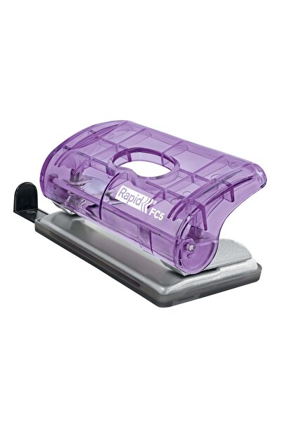Rapid Perforator de birou cu 10 coli, model FC5, culoare: Breeze, lavandă