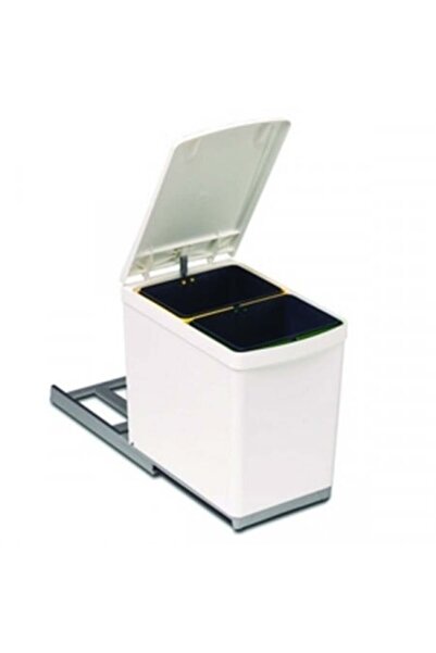 FeroShop Functional Trash Can 283 Gray Body 300 mm (2 x 7.5 L)