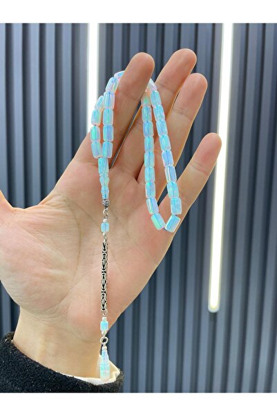 AHMET SİLVER Orjinal Opal Taşı Püskülü 925 Ayar Gümüş Özel Işıklı Kutusunda G...