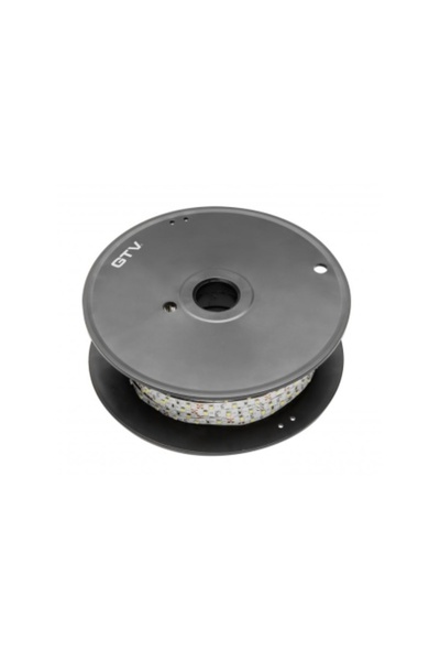 GTV Bandă LED 2835 Alb Cald, 8 mm Lățime, 6 W/m, 12 V, 60 LED-uri/m, 50 m/Rolă