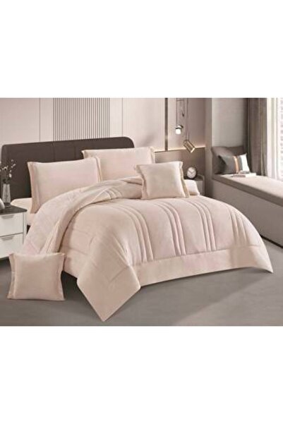 Jinan sa Winter Lavender Bedspread - Double Size 200x200 cm, 6-Piece Set