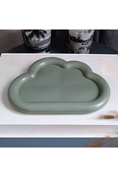 E.M.S AVM Mint Green Color Jewelry Plate Decorative Plate Organizer Plate Clo...