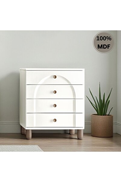 comiet Soprano 4 çekmeceli MDF şifonyer