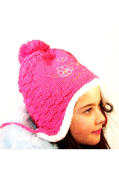 OEM Girls' hat C004, pink color, size 52