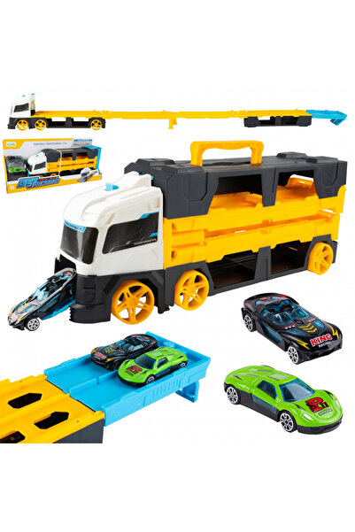 MalPlay Set camion de remorcare pentru copii, dimensiune 35 x 13.8 x 8.5 cm, ...