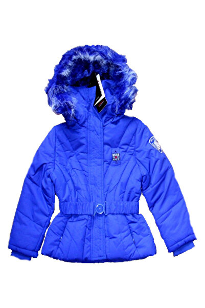 Inkastyl girls' winter jacket, blue, size 110 cm