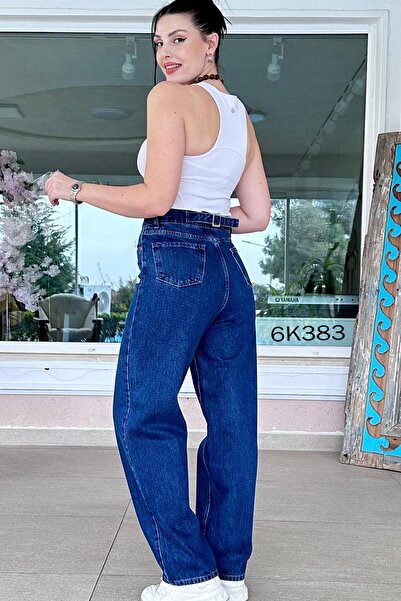 İnce Topuk Baggy Jeans 6K383