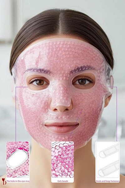 Dami Beauty Buz Jel Toplar TERMOJEL Yüz Maskesi
