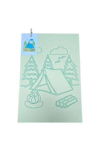 OEM Set de desen cu nisip colorat - Model de cort