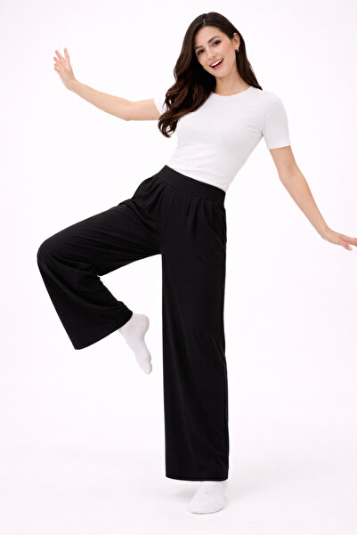 MUBEON Women's Loose Wide-Leg Sweatpants – Pleated Front Comfortable Casual T...