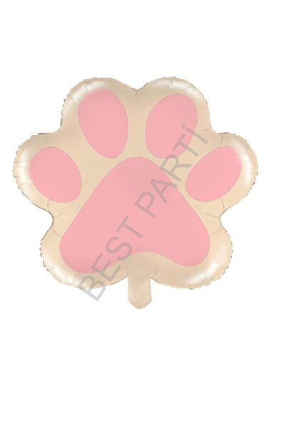 BEST PARTİ Best Pink Paw Figure Foil Balloon