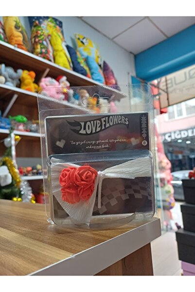 Love Flowers Aynalı Sürpriz Kart – Çiçeği Görmek İstiyorsan Arkaya Çevir