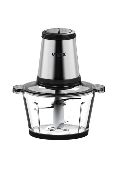 VIVAX MC-3501 Electric Chopper, 350W, 1 liter, 2 speeds, , Black/Stainless Steel