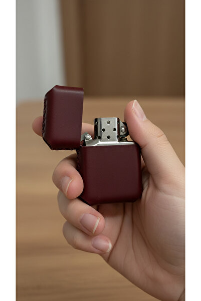 Zalle Hakiki Deri Çakmak Kılıfı – El Yapımı, El Dikişi, Lüks Koruyucu Kılıf