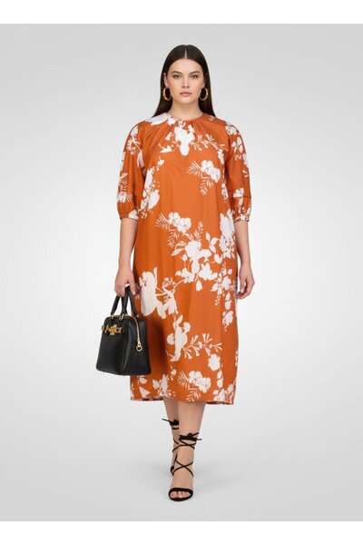 Anne Klein Women Floral Print Shift Dress, Multicolor