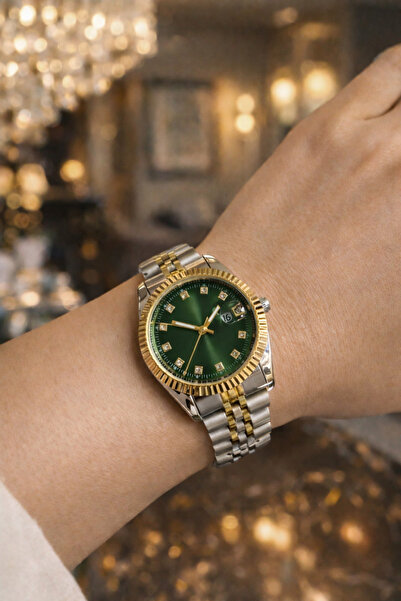 LOOQ Steel Strap Calendar Women's Wristwatch