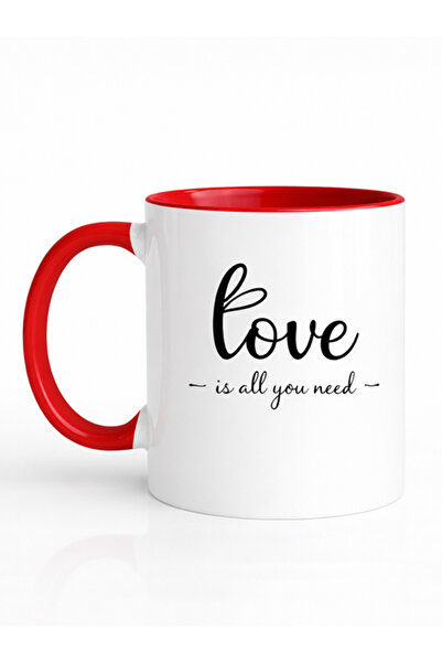 Share the Love Love is all you need - Red & White Mug