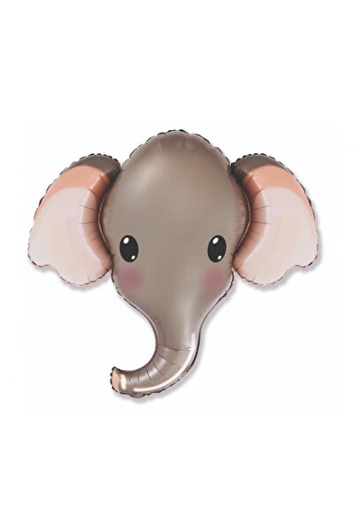 Flexmetal Elephant Head Foil Balloon 99x81 cm