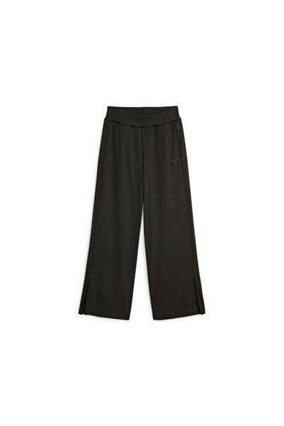 Puma Womens CLASSICS Ribbed Pants - Black