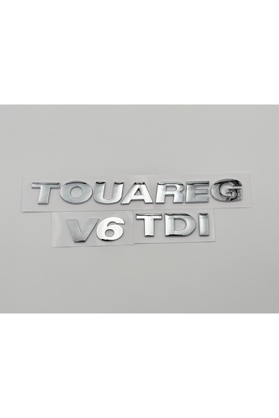 Volkswagen Touareg Set Emblema VW TOUAREG V6 Tdi crom