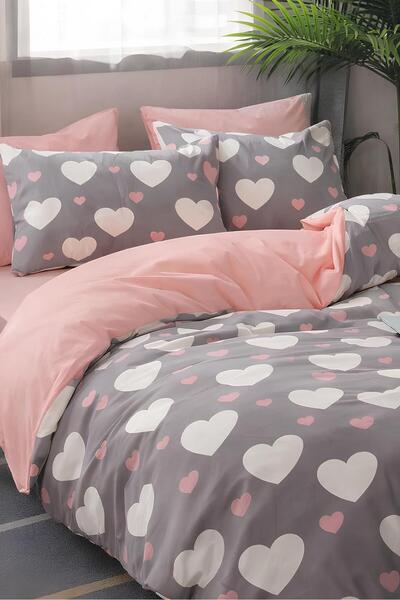 Always Σετ Παπλωματοθήκης Διπλής Όψης με Ελαστικό Πανί, Μονό, Hayat