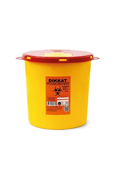 Afacan Plastik Medical Infectious Waste Bin 10 Lt. 1 Piece