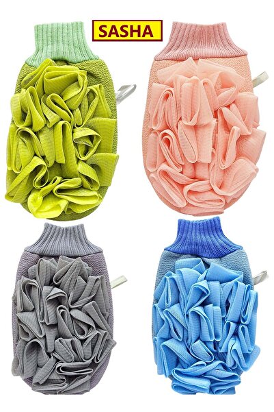 Beauty قفازات تقشير الجسم من ساشا، 4 قطع