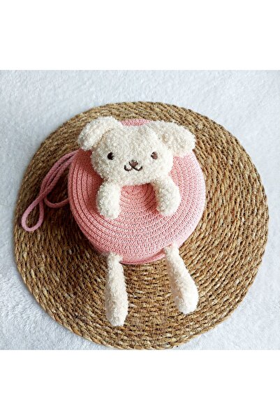 Özeniş Teddy Bear Straw Bag