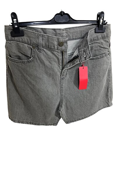 Butik Lena GRİ KOT ŞORT