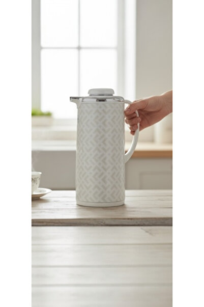 Saif Plus Kawasaki Safe Plus Thermos, 1.6 Liter, Glass Inner Container - Silv...