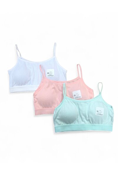 zahider Girl's Modal 100% Cotton Padded Training Undershirt (3 Pieces)