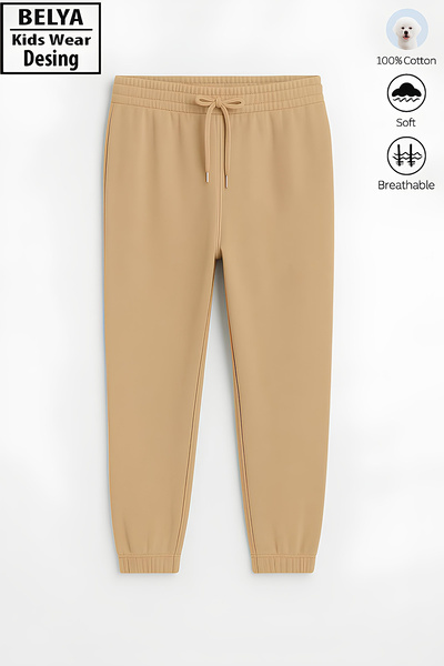 Belya Kids Wear Παιδικό παντελόνι φόρμας Full Fit 3-κλωνο βαμβακερό με ελαστι...