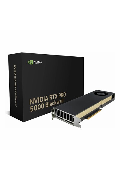 PNY Rtx Pro5000 Blackwell Vcnrtxpro5000-sb 48gb Ddr7 512bıt 4xdp Yapay Zeka A...