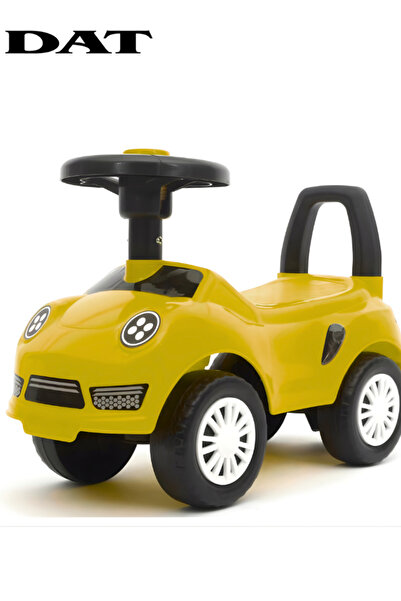 DAT Baby Ride-On Push Car for Toddlers with Safety Backrest, Horn Steering Wh...