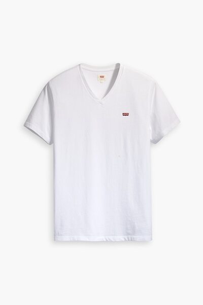 Levi's Cotton V-Neck T-Shirt, White, L