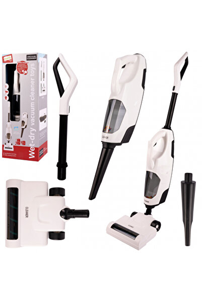 MalPlay Aspirator vertical pentru copii White Cleaner, cu efecte sonore, dime...