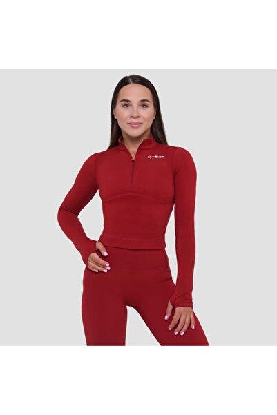 GymBeam Top sport Ignite pentru femei, roșu închis