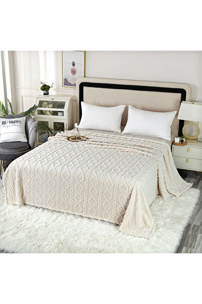 OEM Double Bed Sheet Set with Knitted Pattern