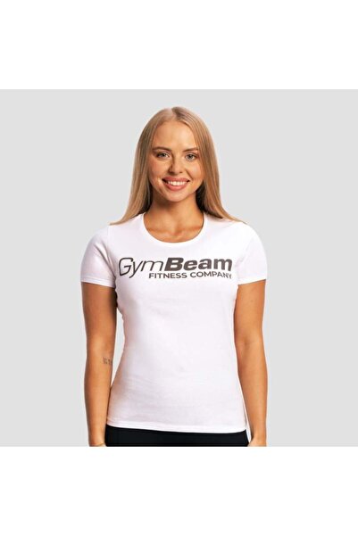 GymBeam Tricou alb de fitness pentru femei