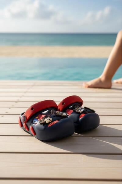 MİNAHOBİ Sandale și papuci pentru copii cu talpă ortopedică cu figuri drăguțe...