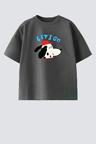 Monila Μπλουζάκι για αγόρια από βαμβάκι με στάμπα και λαιμόκοψη ποδηλάτου