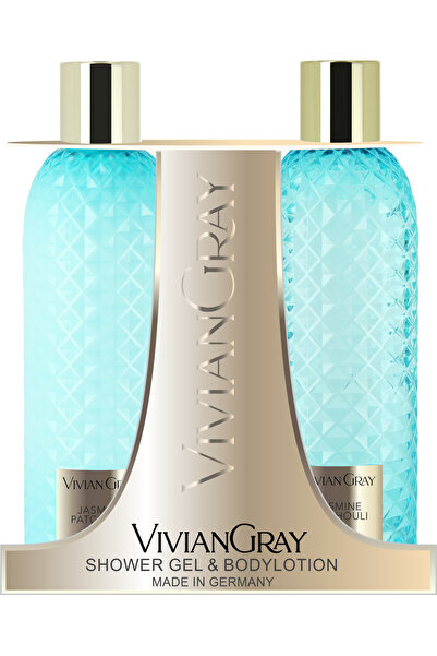 Vivian Gray Set Vivian Gray: Pietre Prețioase, Iasomie și Patchouli, Gel de D...