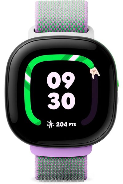 Fitbit - Ace LTE - Kids Smartwatch with In-App Calling, Messaging, GPS - Spicy