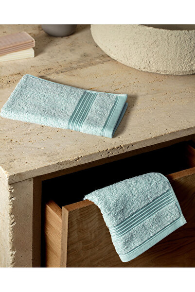 Madame Coco Clarette 2-Pack Cotton Hand Towels - Mint Green - 30X46 cm