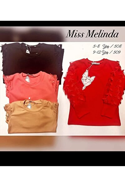 Miss Melinda Kids KIZ ÇOCUK KOLLARI DANTELLİ BADİ