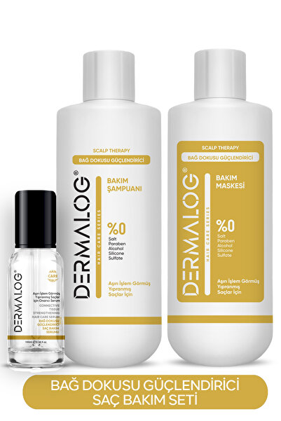 DERMALOG Yanmış Yıpranmış Saçlar Için Pürüzsüzleştirici & Onarıcı Bağ Dokusu ...