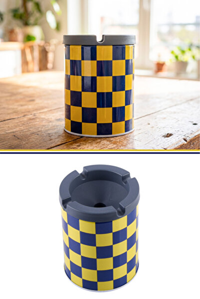 Flora Fenerbahçe Desenli Metal Gövdeli Kokusuz Dumansız Küllük, Koku Hapsetme...