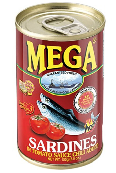 MEGA Sardines in chili-tomato sauce 155g